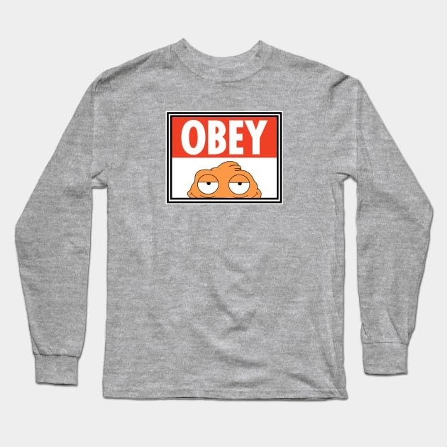 American Dad Klaus Obey Long Sleeve T-Shirt by Vault Emporium